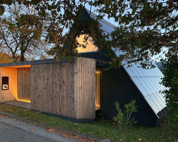 Innenausbau: Solar-Ferienhaus im Chiemgau