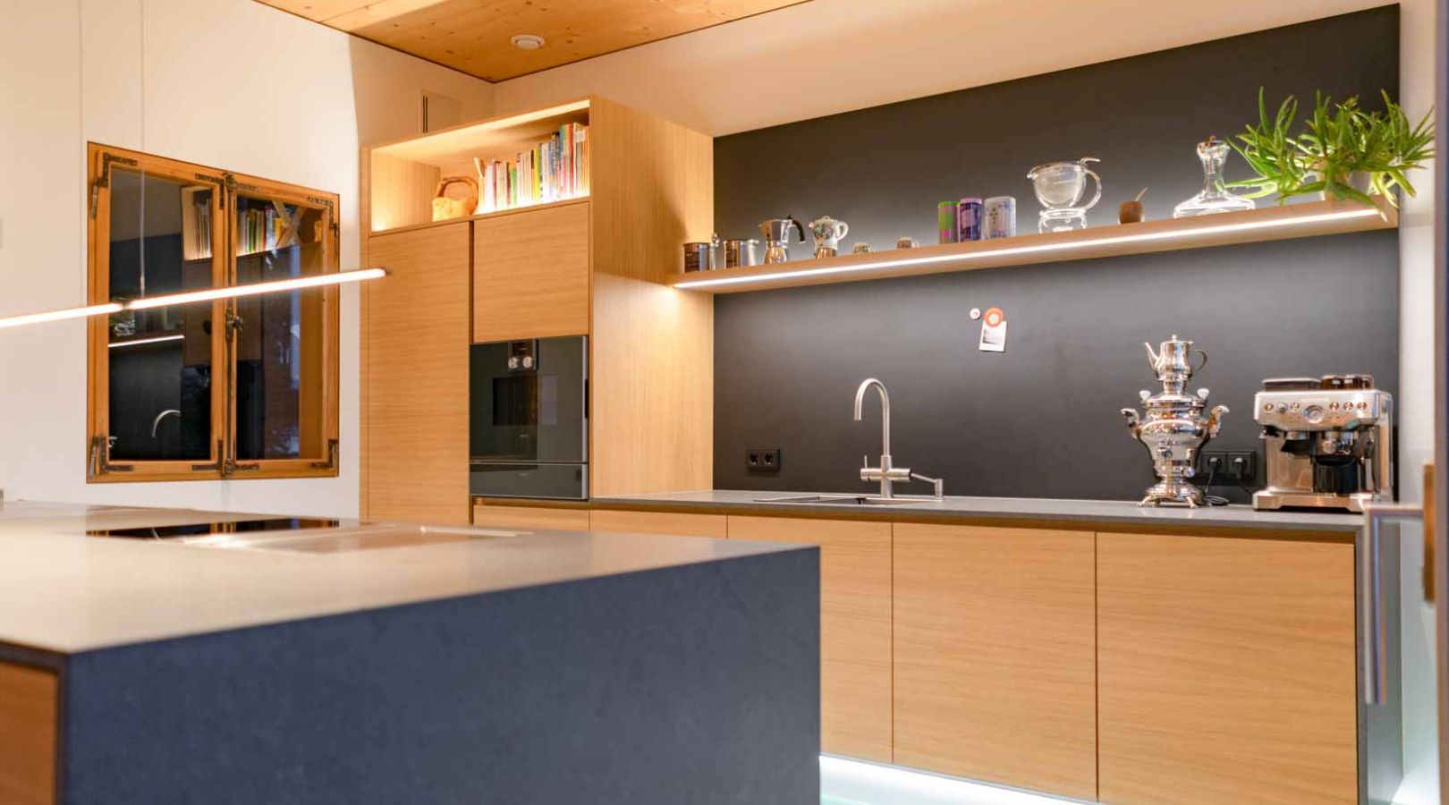 Küche Eiche schlicht vom Schreiner