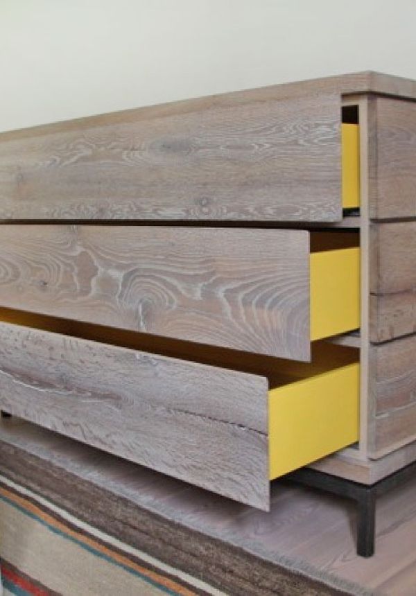 Highboard Eiche Altholz