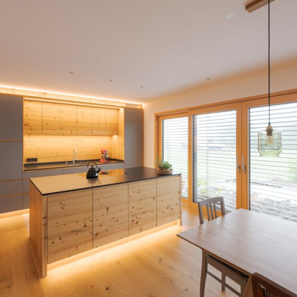 Küche Eiche Linoleum, ash