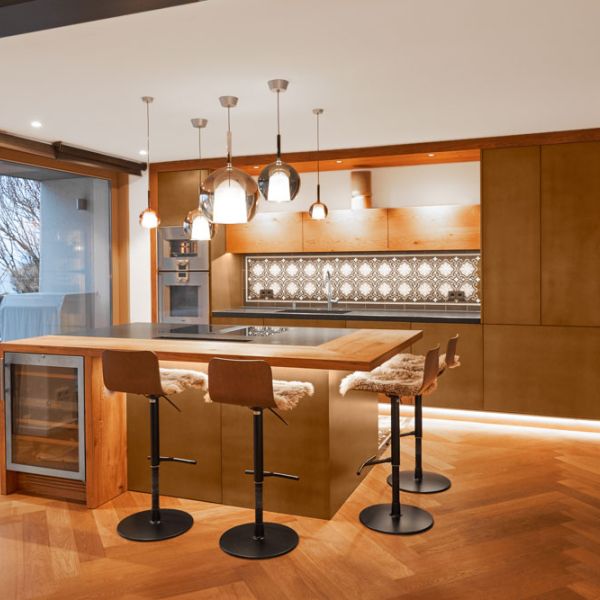 Küche Eiche Bronze patiniert