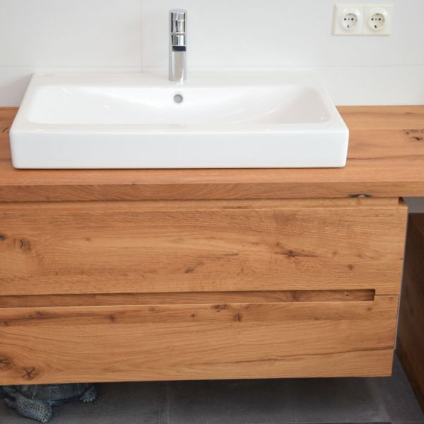 Waschtisch Eiche Altholz