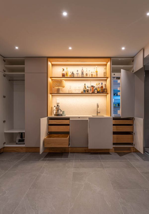 Sauna Küche Eiche vom Schreiner