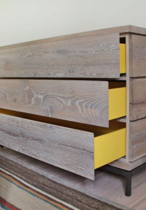 Highboard Eiche Altholz