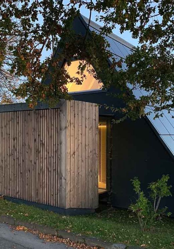 Innenausbau: Solar-Ferienhaus im Chiemgau