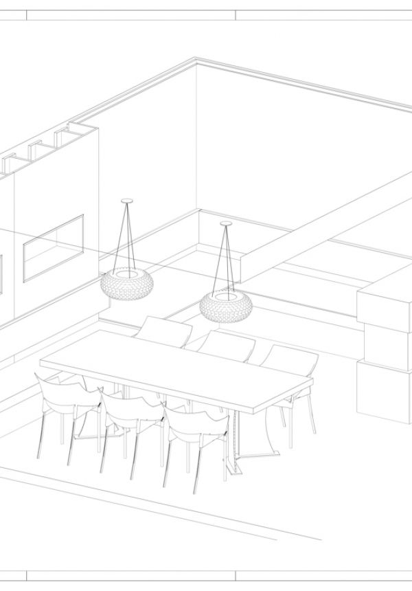 Esszimmer Lounge // Entwurf, Entkernung, Umsetzung